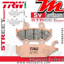 Plaquettes de frein Avant ~ Yamaha XT 500 E Austria 3WS,4SM 1990+ ~ TRW Lucas MCB 627 SV