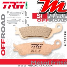 Plaquettes de frein Avant ~ Yamaha WR 450 F 2GC3 2016+ ~ TRW Lucas MCB 791 SI 