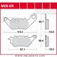 Plaquettes de frein Arrière ~ Yamaha YZF 300 R3 RH07 2015+ ~ TRW Lucas MCB 879 