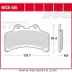 Plaquettes de frein Avant ~ Yamaha GTS 1000 4BH 1993-1995 ~ TRW Lucas MCB 655 