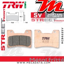 Plaquettes de frein Avant ~ Yamaha FZR 1000 Genesis Exup 3LE 1989-1990 ~ TRW Lucas MCB 622 SV 