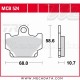 Plaquettes de frein Avant ~ Yamaha XJ 650 Turbo 11T 1982-1984 ~ TRW Lucas MCB 524 