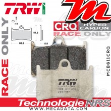 Plaquettes de frein Avant ~ Yamaha YZF 600 R Thunder Cat 4TV/4WD 1996-2002 ~ TRW Lucas MCB 611 CRQ 