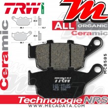 Plaquettes de frein Arrière ~ Yamaha XJ6 600 N RJ19 2009-2012 ~ TRW Lucas MCB 585