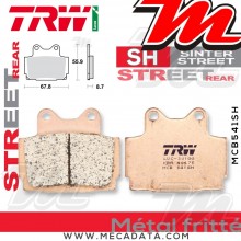 Plaquettes de frein Arrière ~ Yamaha XJ 600 S Diversion RJ01 1998-2003 ~ TRW Lucas MCB 541 SH