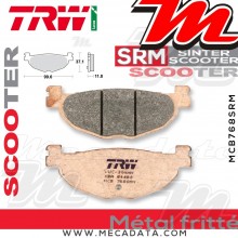 Plaquettes de frein Arrière ~ Yamaha XP 500 Tmax ABS SJ06 2008-2012 ~ TRW Lucas MCB 768 SRM