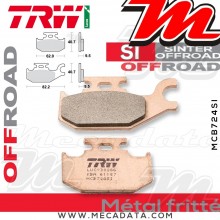 Plaquettes de frein Arrière ~ Yamaha YFM 450 Wolverine AJ21/23 2006-2011 ~ TRW Lucas MCB 724 SI