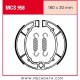 Mâchoires de frein Arrière ~ Yamaha YFM 350 Bruin AH0, AH1 2004-2009 ~ TRW Lucas MCS 958 