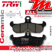 Plaquettes de frein Avant ~ Yamaha TDR 125 1991-1992 ~ TRW Lucas MCB 579