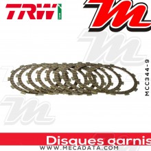 Disques d'embrayage garnis ~ MV Agusta 909 Brutale 910 2005-2007 ~ TRW Lucas MCC 344-9 