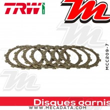 Disques d'embrayage garnis ~ Kawasaki ZR-7 750 ZR750F 1999-2004 ~ TRW Lucas MCC 209-7 