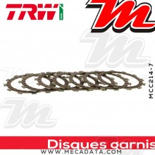 Disques d'embrayage garnis ~ Kawasaki KLX 250 F, S 1993-2016 ~ TRW Lucas MCC 214-7 