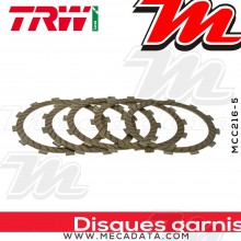 Disques d'embrayage garnis ~ Kawasaki ZZR 250 EX250H 1990-2004 ~ TRW Lucas MCC 216-5 