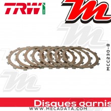 Disques d'embrayage garnis ~ Kawasaki VN 1500 Classic VNT50D 1996-2002 ~ TRW Lucas MCC 230-8 