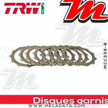 Disques d'embrayage garnis ~ Kawasaki ZX-6R 600 Ninja ZX600P 2007-2016 ~ TRW Lucas MCC 339-8 