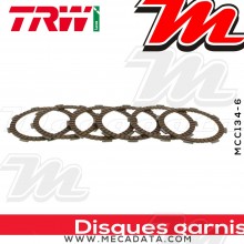 Disques d'embrayage garnis ~ Honda CMX 250 Rebel MC13B 1996-2002 ~ TRW Lucas MCC 134-6 