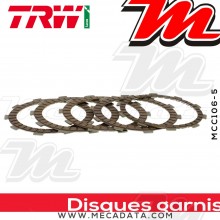 Disques d'embrayage garnis ~ Honda CB 250 RS MC02 1980-1984 ~ TRW Lucas MCC 106-5 