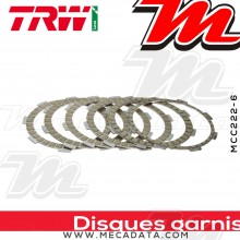 Disques d'embrayage garnis ~ Honda CRF 230 F 2004-2009 ~ TRW Lucas MCC 222-6 