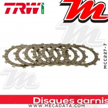 Disques d'embrayage garnis ~ Cagiva W8 125 1992-1996 ~ TRW Lucas MCC 507-7 