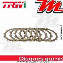 Disques d'embrayage garnis ~ Aprilia 650 Moto 6.5 MH00 1995-1999 ~ TRW Lucas MCC 604-7 