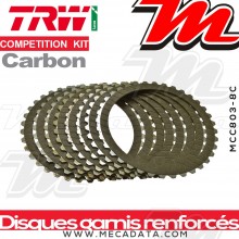 Disques d'embrayage garnis renforcés Compétition ~ Harley-Davidson XR 1200 X XR1 2010-2012 ~ TRW Lucas MCC 803-8C 