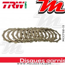 Disques d'embrayage garnis ~ Ducati 848 EVO H6 2011-2012 ~ TRW Lucas MCC 702-11 