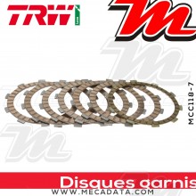 Disques d'embrayage garnis ~ Honda XL 600 V Transalp PD06 1987-1999 ~ TRW Lucas MCC 118-7 