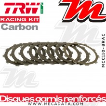 Disques d'embrayage garnis renforcés Racing ~ Honda CBF 600 PC43 2008-2012 ~ TRW Lucas MCC 110-8RAC 