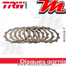 Disques d'embrayage garnis ~ Honda XR 650 L 1993-2014 ~ TRW Lucas MCC 116-7 