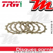 Disques d'embrayage garnis ~ Hyosung GT 125 Naked GT 2004-2006 ~ TRW Lucas MCC 302-5 