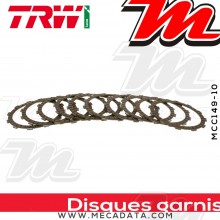 Disques d'embrayage garnis ~ Honda CBR 900 RR SC33 1996-1997 ~ TRW Lucas MCC 149-10 