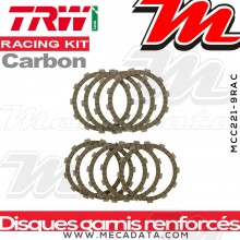 Disques d'embrayage garnis renforcés Racing ~ Kawasaki Z 800 , ABS, e ZR800A,B,C,D 2013-2016 ~ TRW Lucas MCC 221-9RAC 