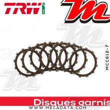 Disques d'embrayage garnis ~ BMW F 650 GS R13 2005-2007 ~ TRW Lucas MCC 612-7 