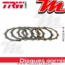 Disques d'embrayage garnis ~ Honda TRX 350 TE, FE, Fourtrax 2000-2005 ~ TRW Lucas MCC 114-6 