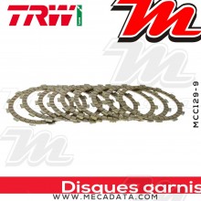 Disques d'embrayage garnis ~ Triumph 955 Speed Triple T509 1999-2001 ~ TRW Lucas MCC 129-9 