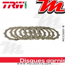 Disques d'embrayage garnis ~ Suzuki XF 650 Freewind AC 1997-2002 ~ TRW Lucas MCC 320-8 