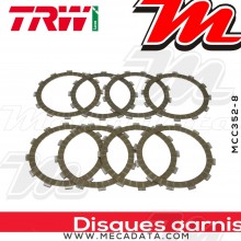 Disques d'embrayage garnis ~ Suzuki LT-R 450 2006-2012 ~ TRW Lucas MCC 352-8 