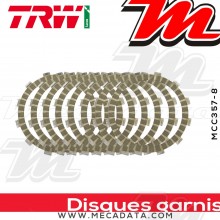 Disques d'embrayage garnis ~ Suzuki RM-X 450 2010-2015 ~ TRW Lucas MCC 357-8 