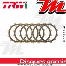 Disques d'embrayage garnis ~ Suzuki LT-Z 250 Quadsport AJ4AA 2004+ ~ TRW Lucas MCC 363-6 