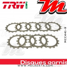 Disques d'embrayage garnis ~ Yamaha FZR 600 R 4JH,4MH 1994-1995 ~ TRW Lucas MCC 441-9 