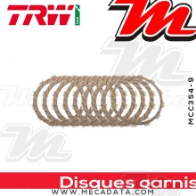 Disques d'embrayage garnis ~ Suzuki GSXR 750 WVCW 2008-2010 ~ TRW Lucas MCC 354-9 