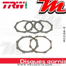 Disques d'embrayage garnis ~ Honda CBR 125 JC39 2007-2010 ~ TRW Lucas MCC 159-5 