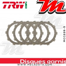 Disques d'embrayage garnis ~ Kawasaki EL 125 BN125A 1997-2007 ~ TRW Lucas MCC 226-5 