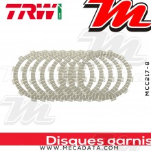 Disques d'embrayage garnis ~ Kawasaki KX 250 1987-1991 ~ TRW Lucas MCC 217-8 