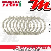 Disques d'embrayage garnis ~ Honda CRF 450 R PE05 2002-2010 ~ TRW Lucas MCC 155-8 