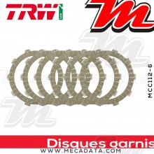 Disques d'embrayage garnis ~ Honda TRX 400 FW 2000-2002 ~ TRW Lucas MCC 112-6 