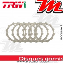 Disques d'embrayage garnis ~ Kawasaki ZXR 400 ZX400L 1991-2002 ~ TRW Lucas MCC 220-6 