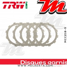 Disques d'embrayage garnis ~ Kawasaki BJ 250 Estrella BJ250A 1994-2002 ~ TRW Lucas MCC 218-5 