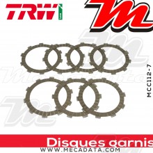 Disques d'embrayage garnis ~ Honda TRX 500 FE TE31 2010-2011 ~ TRW Lucas MCC 112-7 