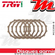 Disques d'embrayage garnis ~ Suzuki LT-F 400 King Quad 2008-2012 ~ TRW Lucas MCC 356-6 